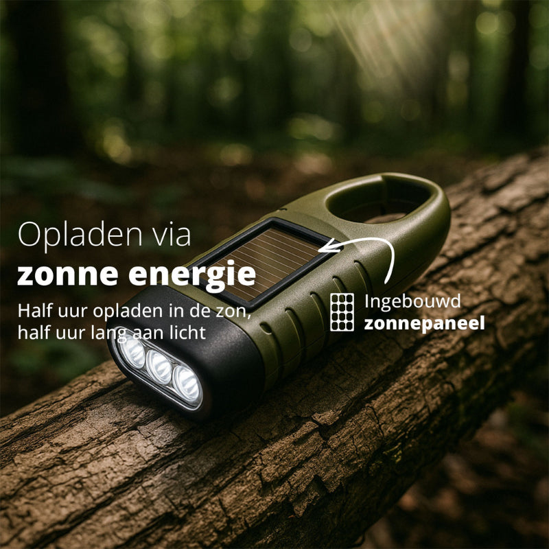 PowerLite™ Opwindbare Militaire Zaklamp