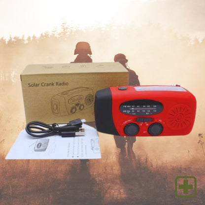 AlertPro™ Noodradio met Zaklamp en Powerbank | 2.000 mAh