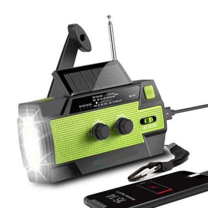 AlertPro™ Noodradio met Zaklamp, SOS en Powerbank | 4.000 mAh
