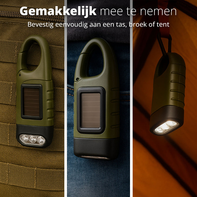 PowerLite™ Opwindbare Militaire Zaklamp