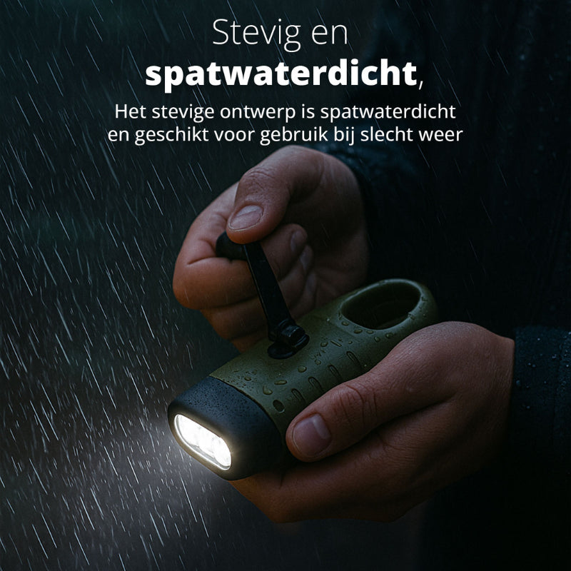 PowerLite™ Opwindbare Militaire Zaklamp