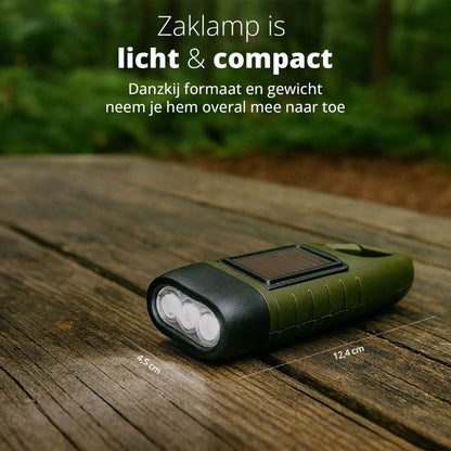 PowerLite™ Opwindbare Militaire Zaklamp