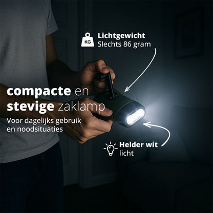 PowerLite™ Opwindbare Militaire Zaklamp
