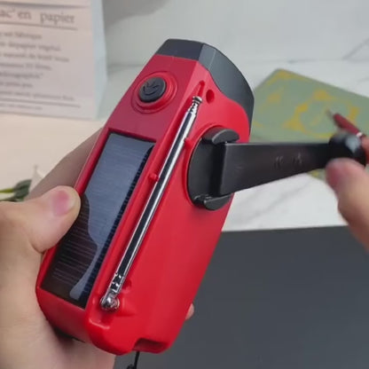 AlertPro™ Noodradio met Zaklamp en Powerbank | 2.000 mAh