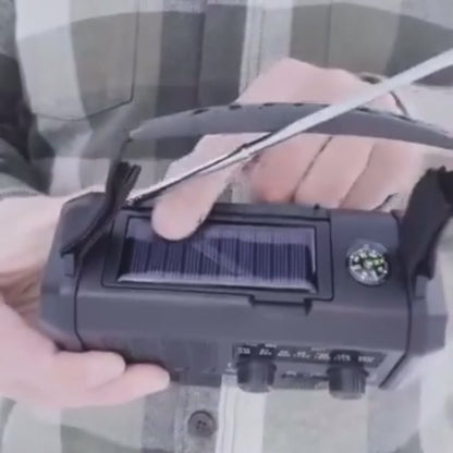 AlertPro™ Noodradio met Zaklamp, SOS en Powerbank | 10.000 mAh